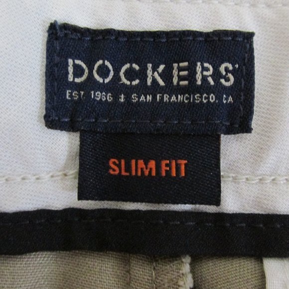 DOCKERS MEN'S SIZE 29 X 29 PANTS EASY KHAKI TAN SLIM FIT ALL MOTION COMFORT NWT - Picture 8 of 10